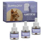 Cat Calming Diffuser Refills – Long-Lasting 30-Day Formula with Pheromones for Stress Relief, Relaxation, and Anxiety Reduction in Cats Easy to Use – (3 Refills)