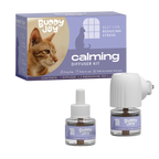 BUDDYJOY® Cat Calming Diffuser Kit – Long-Lasting 30-Day Formula with Pheromones for Stress Relief, Relaxation, and Anxiety Reduction in Cats Easy to Use – (1 Diffuser + 2 Refills)