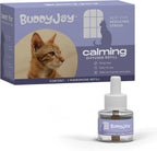 BUDDYJOY® Cat Calming Diffuser Kit – Long-Lasting 30-Day Formula with Pheromones for Stress Relief, Relaxation, and Anxiety Reduction in Cats Easy to Use – (1 Refill)