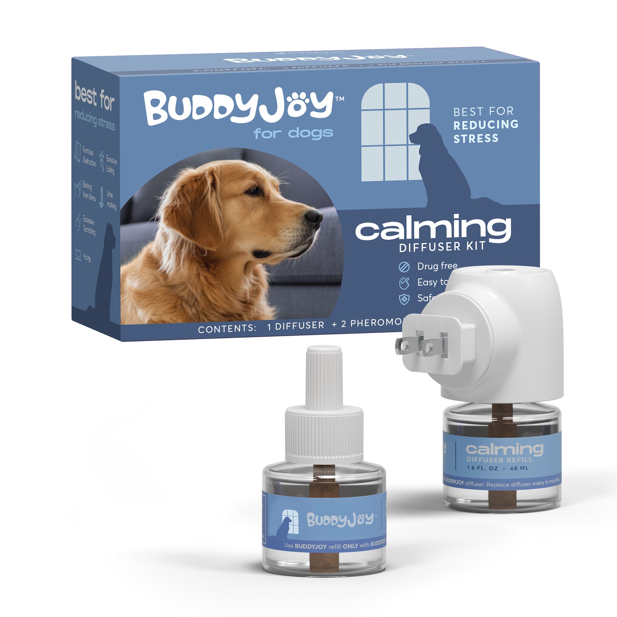 Dog Calming Diffuser Refills (1 Diffuser + 2 Refills)